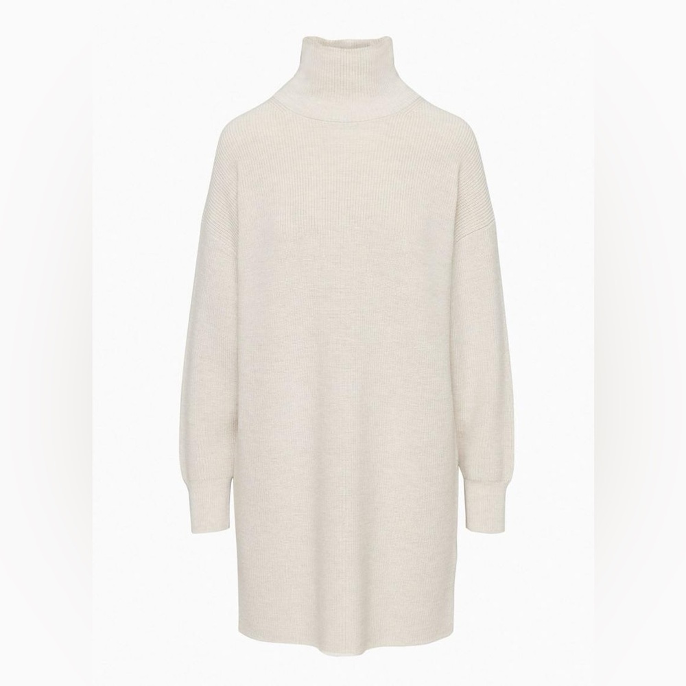 NWOTS Babaton Maclean Oversized merino wool turtleneck sweater dress - Picture 4 of 15